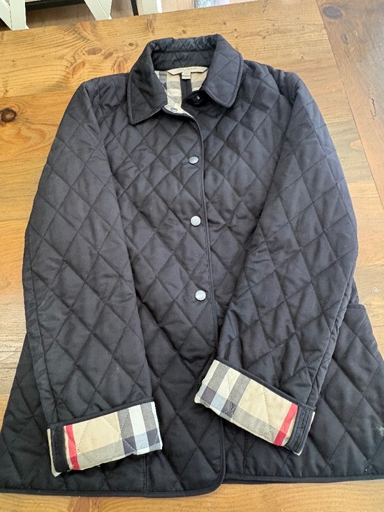 Burberry Jackets & Blazers - Burberry Brit Diamond Quilted Jacket Black Sz S
